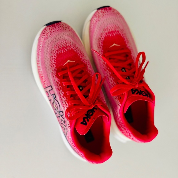 HOKA Women's Mach X Running Shoe in Raspberry/Strawberry - Picture 6 of 11